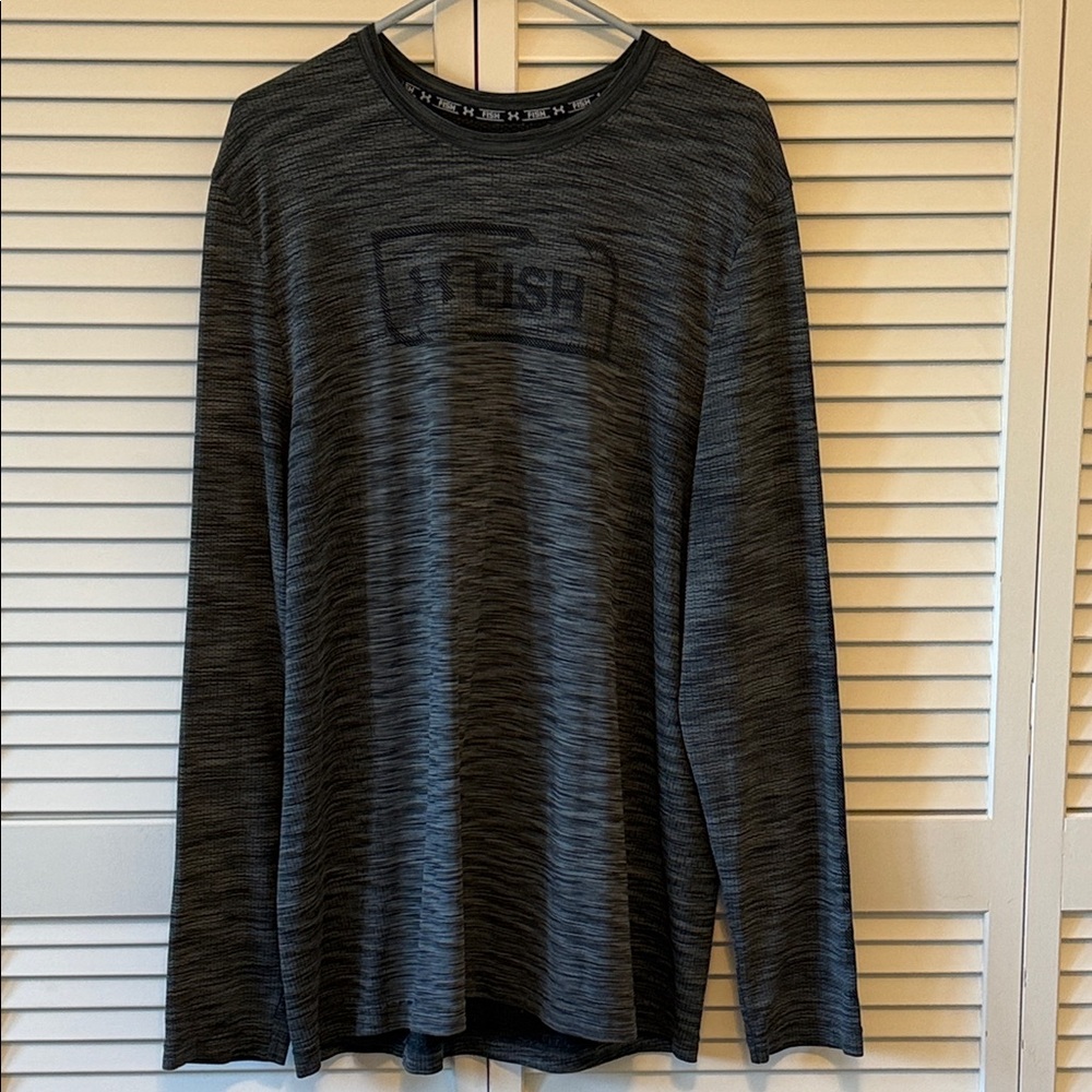 Under Armour Fish Black Long Sleeve Tee